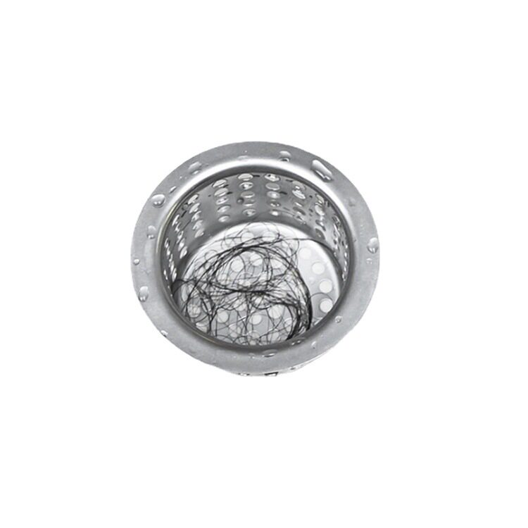 Kitchen Sink Filter Screen Vegetable Washing Basin Garbage Filter Screen Dishwashing Mop Sink Stainless Steel Floor Drain Sewer Cage