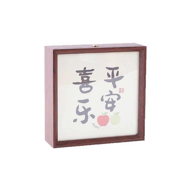 Calligraphy Handwritten Night Light Photo Frame, High-End Creative Luminous Light Frame, Bedroom Tea Table Display, Retro Gift