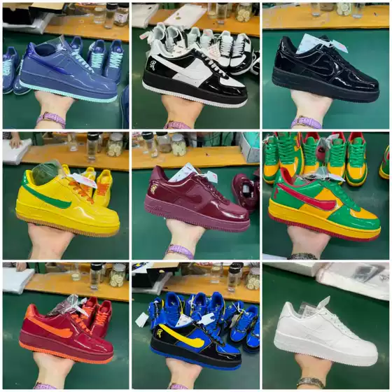 Putian Factory Export New Model Af1 Air Force One Collaboration Series White Sneakers Unisex Casual Sneakers