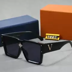 New Classic European and American Large Frame Personalized Sunglasses for Women Millionaire Fashion Trend One-Piece Anti-Uv Sunglasses
