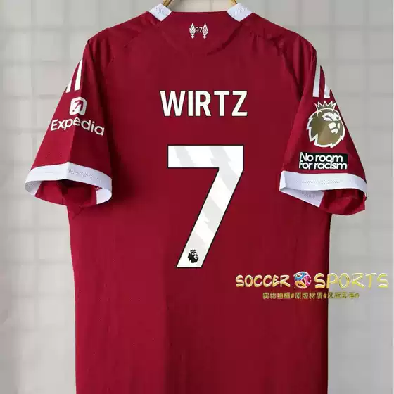 2526 Season Liverpool Jersey No. 7 Wirtz No. 10 Mcalister Home and Away Second Football Uniform