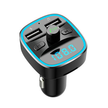 T25 Car Mp3 Player Bluetooth Fm Transmitter Receiver Car Charger Car Charger Hands-Free Phone Music