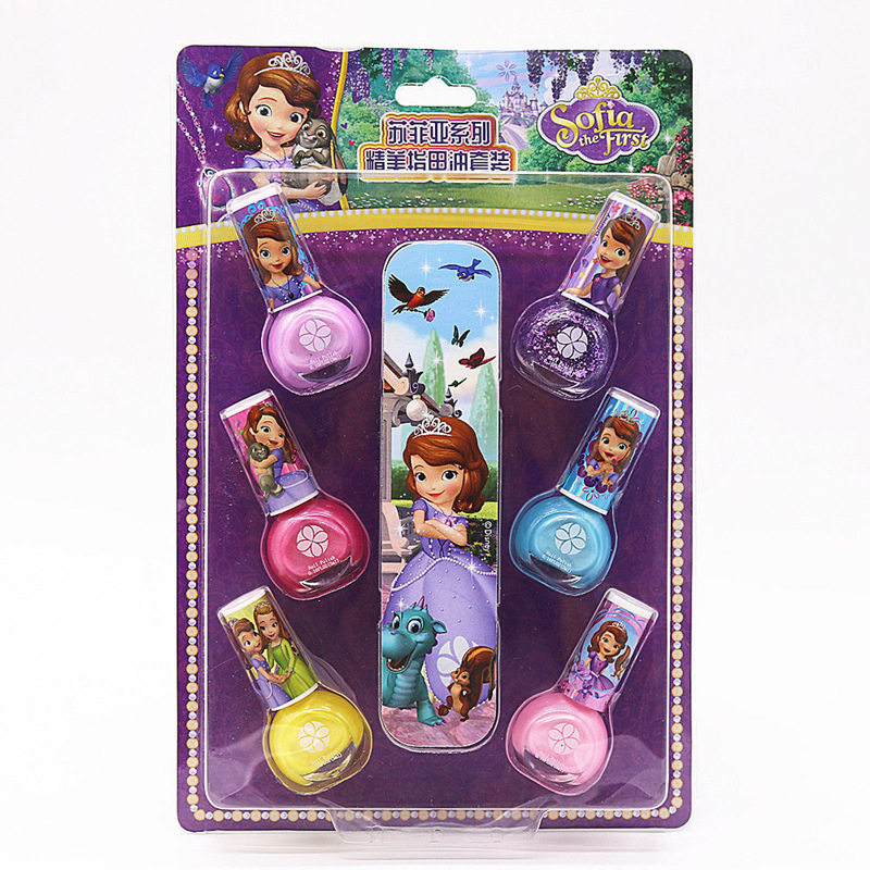 Children's Nail Polish Frozen Snow White Sophia Tear Nail Set Girls Nail Art Toy