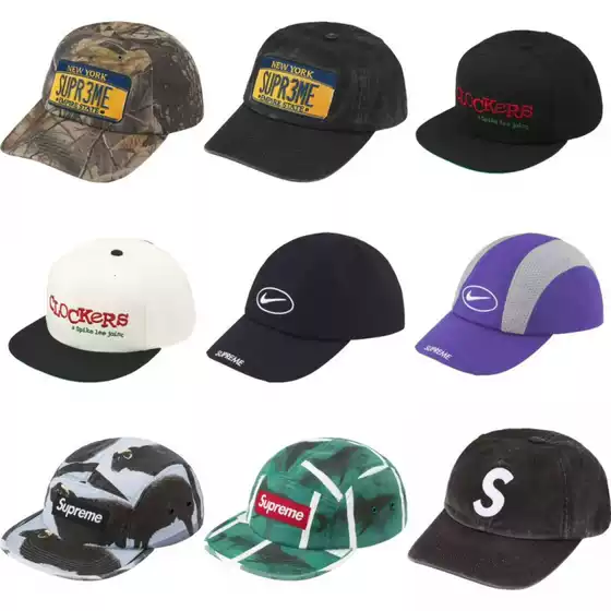 In-Stock Supreme Trendy Brand 25 New Cap New York Limited Baseball Cap Travel Sun Hat Outdoor Duckbill Cap