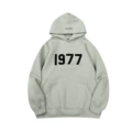 Green hooded sweatshirt