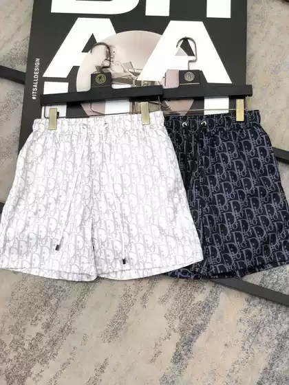Spring and Summer New Men's Shorts European Trendy Brand Printed Letters Fashion Personality Casual Men's Five-Point Pants Beach Pants