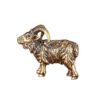 Brass Zodiac Sheep Ornament Solid Old Goat Ornament Office Desktop Ornament Handpiece Creative Gift