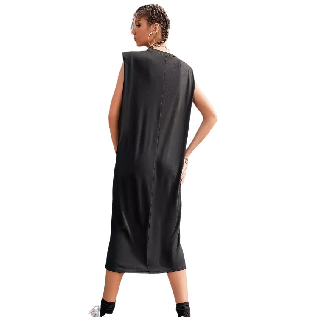 Loose Fit Casual Solid Color Dress Comfortable Fabric Versatile Style Perfect for Everyday Wear Wholesale Available