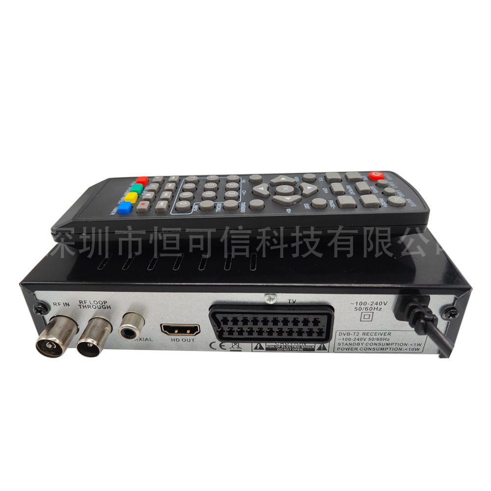 Hevc Set-Top Box Dvb-T2 Hd Digital Tv H.265 Signal Receiver Poland Spain Tdt