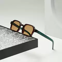 New Men's Retro Small Frame Square Sunglasses European and American Sunglasses Anti-Uv Cross-Border High-End Sunglasses for Women