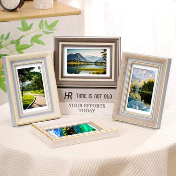 Photo Frame Display Stand for Children's Photos, Wall Hanging, 6, 7, 8, 10 Inch, 5A4 Picture Frame, Empty Frame, High-End Decoration Wholesale