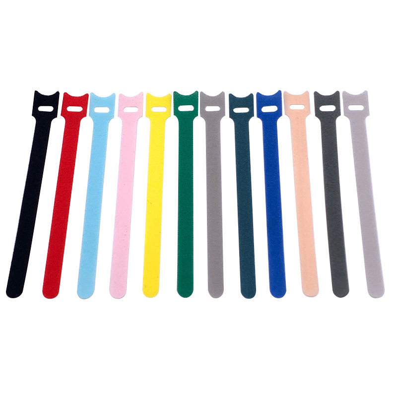 Factory Direct sales T-type back-to-back Velcro cable cable cable cable cable management tape self-adhesive Velcro wholesale