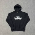 Sweatshirt black printed white