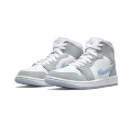 Leather AJ1 Mid Dior Ice Blue