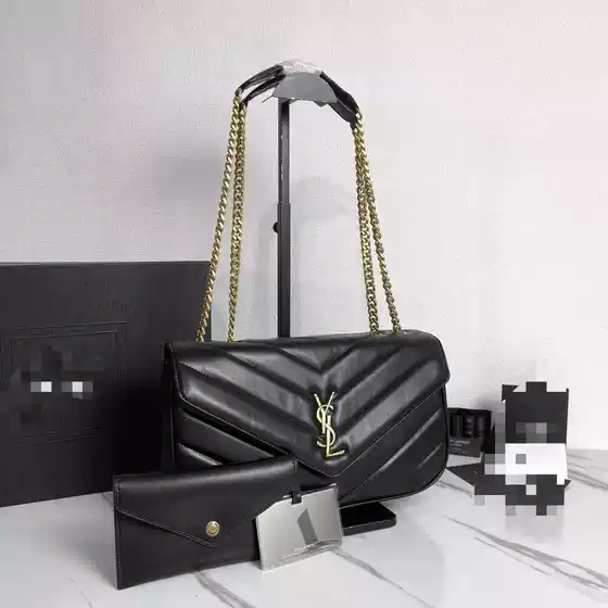 Ys Luxury 2025 New Yangshulin Big Brand Genuine Leather Quilted Chain Bag Single Shoulder Crossbody Small Square Bag