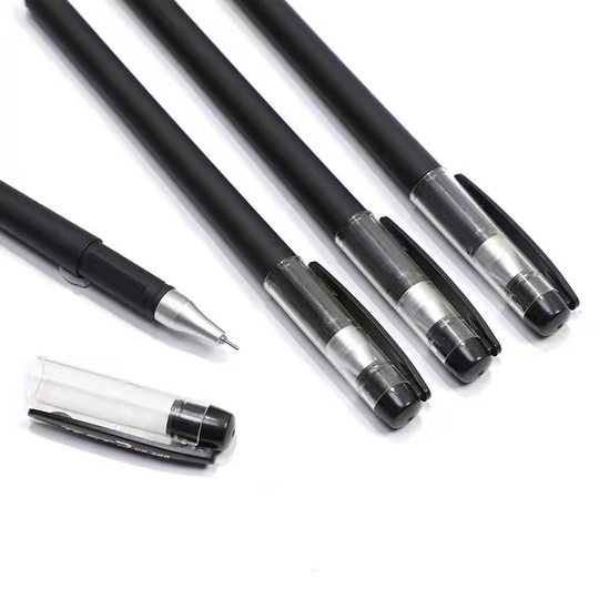 Gp380 Gel Pen Black Signature Pen Office Stationery Student Exam Blue Pen 0.5mm Water Pen Carbon Pen Customization