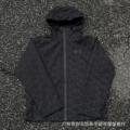 Full-width printed reflective windbreaker