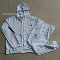 2526 long drawstring hoodie - royal m white