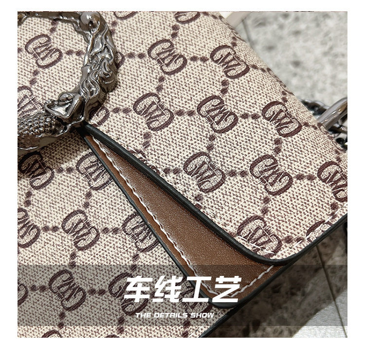 New Cross-Border Dionysus Bag Fashion Trend Retro Printed Chain Bag Popular Armpit Bag Cross-Body Shoulder Bag Women's Bag 4 O1CN01ajKOLp1IhF4ROL5Is !!2221129960924 0 cib