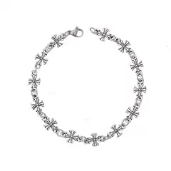 Trendy Cross Bracelet Similar to G-Dragon's Style, Unisex Fashion Accessory for Couples