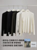 Half Turtleneck Wool Bottoming Shirt for Women in Autumn and Winter Long-Sleeved Inner Wear Slimming Look Modal Cotton Lightweight Outer Top