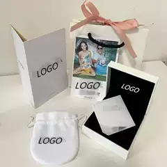 Panjia Necklace Bracelet Ring Earrings Universal Jewelry Packaging Box Six Roses Gift Box Bow Carton