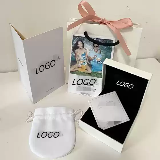 Panjia Necklace Bracelet Ring Earrings Universal Jewelry Packaging Box Six Roses Gift Box Bow Carton