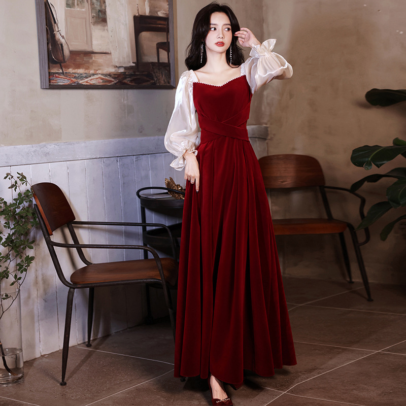 (Mới) Mã E6287 Giá 1300K: Váy Đầm Liền Thân Dự Tiệc Nữ Tunkcl Dài Tay Hàng Mùa Xuân Thu Đông Thời Trang Nữ Chất Liệu G04 Sản Phẩm Mới, (Miễn Phí Vận Chuyển Toàn Quốc).