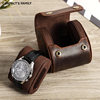 CONTACTS Retro Crazy Horse Cowhide Portable Drop-Resistant Watch Box Single Pack Mechanical Watch Storage Box Spot
