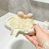 High-value soap box household ceramic bathroom drain soap box bathroom laundry soap tray rack wholesale