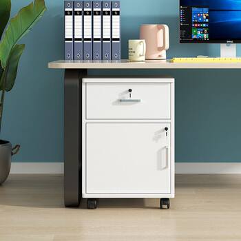 Drawer-Type File Cabinet Storage Plastic Office Under-Desk Storage Bedside Table Chest of Drawers Information Cabinet File Cabinet