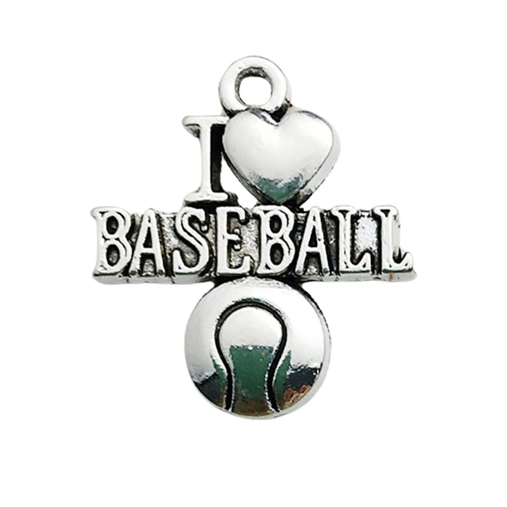 70款运动系列合金饰品配件DIY项链手链吊坠服饰篮球啦啦队小挂件