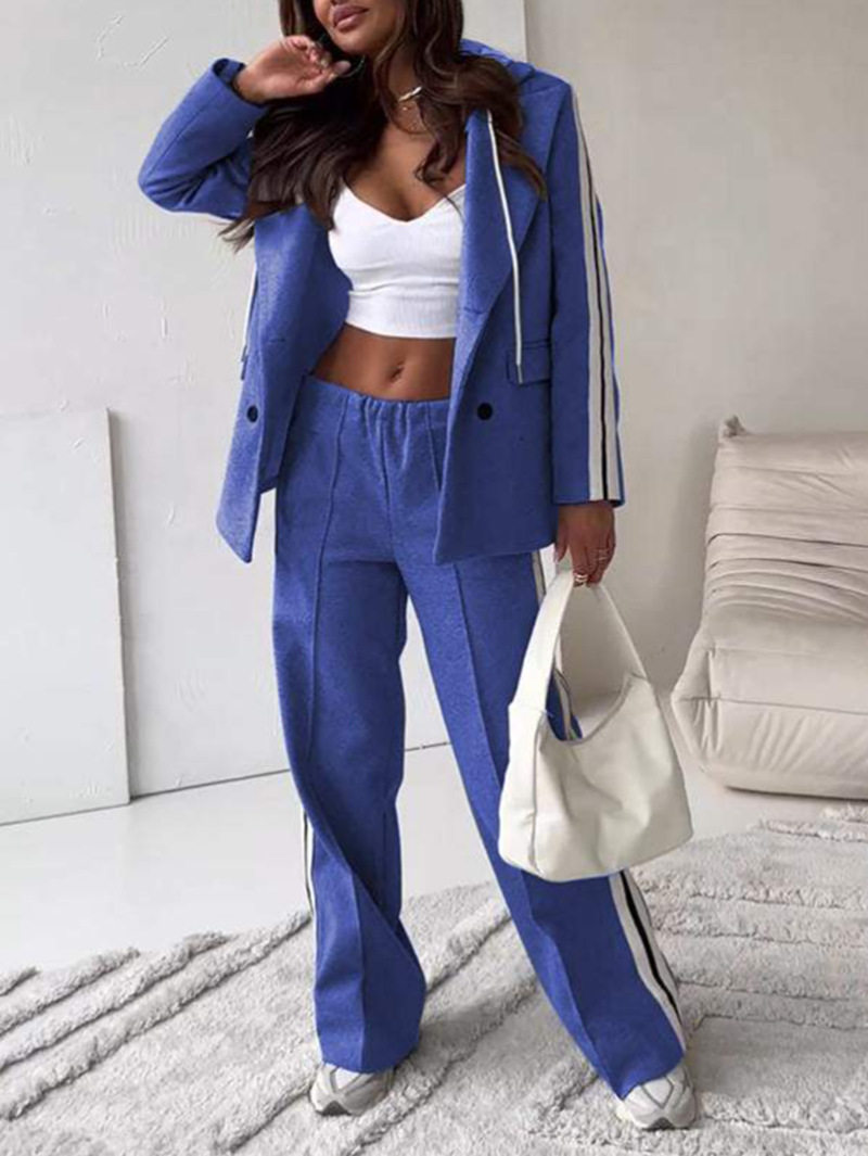 Hooded Sweater and Wide Leg Pants Set Casual Style Comfortable Fabric Autumn Winter Fashion Wholesale Available