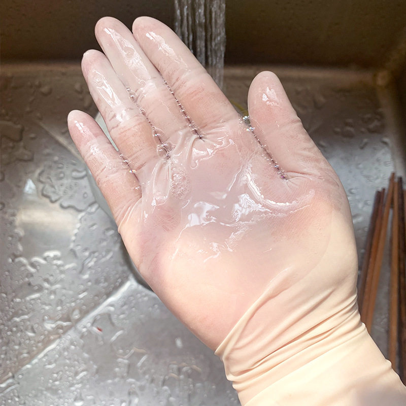 Disposable powder-free non-slip PVC gloves food grade kitchen cooking home cleaning gloves beauty protective gloves