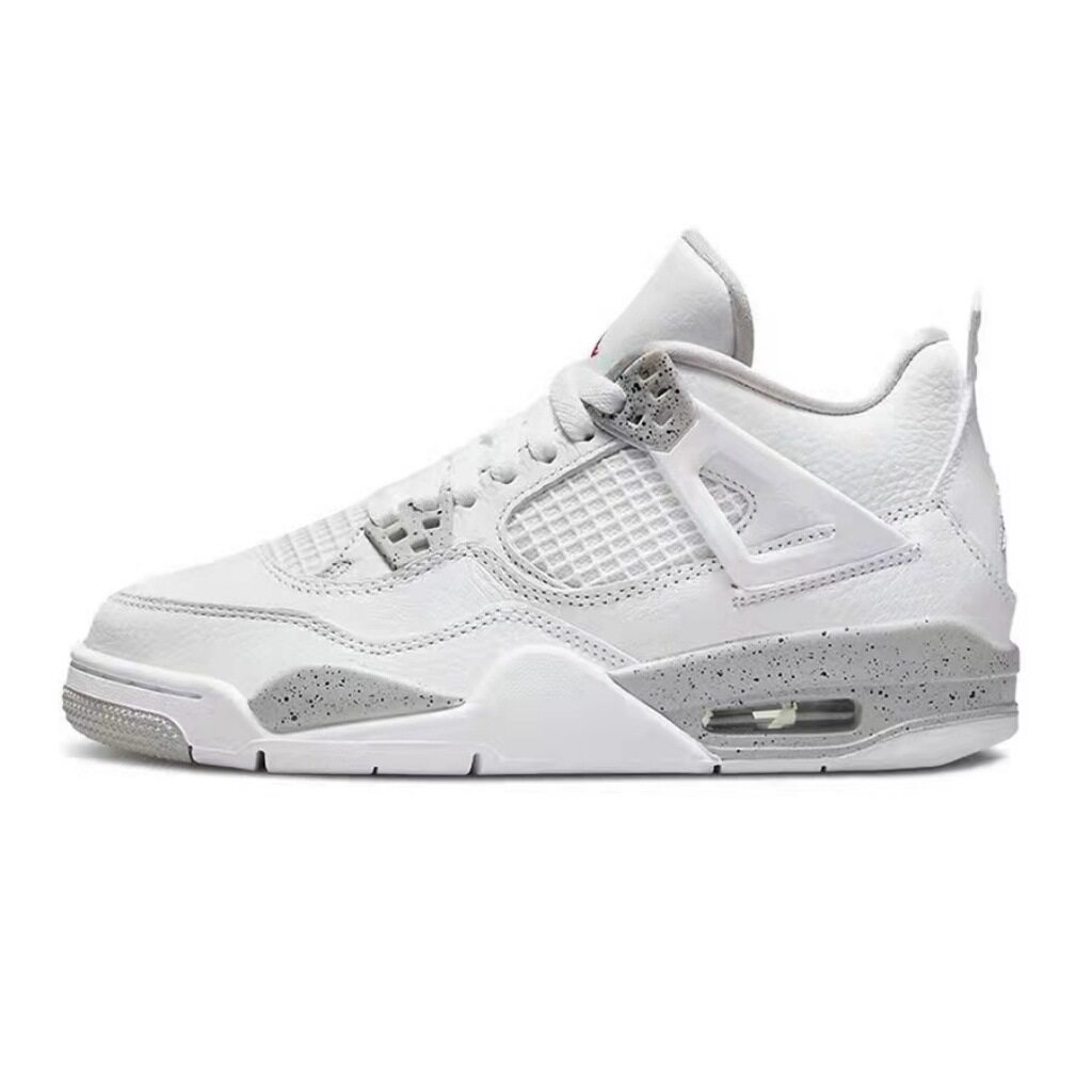 Putian cross-border AJ4 white sail electric mother black red and white cement air cushion basketball shoes Joe 4 non-slip men's and women's shoes sports shoes