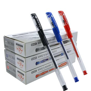 Roche 2009 European Standard Neutral Student Pen Wholesale 0.5mm Office Carbon Red Blue Black Water Pen Holiday Gift Pen