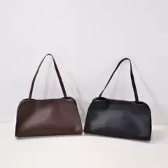 New High Version the *Ro* Genuine Leather Handbag High Quality Versatile Commuter Cowhide Shoulder Crossbody Armpit Bag