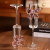Good-Looking and Cute White Wine Glass, Juice Crystal Cup, Goblet, Cocktail Glass, Tipsy Butterfly Champagne Glass