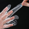 Disposable Gloves Wholesale Thickened Transparent pe Gloves Independent Packaging Barber Shop Kitchen Takeaway Edible Gloves