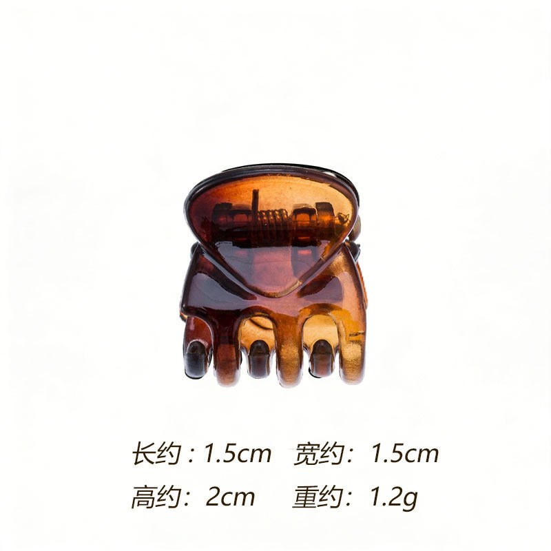 公主头迷你小抓夹网红高颜值侧边小号刘海前额碎发夹子编发卡发饰