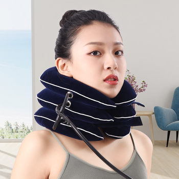 Inflatable Neck Brush Cervical Traction Household Neck Stretching Correction Neck Disease Special Treatment Apparatus Neck Care Physiotherapy