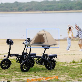 Eu Cross-Border 14inch Electric Bicycle Foldable Portable Lithium Electric Power-Assisted Commuter Scooter Two-Wheeled