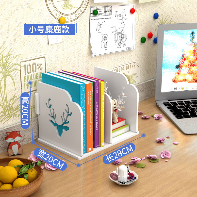 书架书立桌面多层简易学生儿童文件资料整理架办公桌上收纳置物架