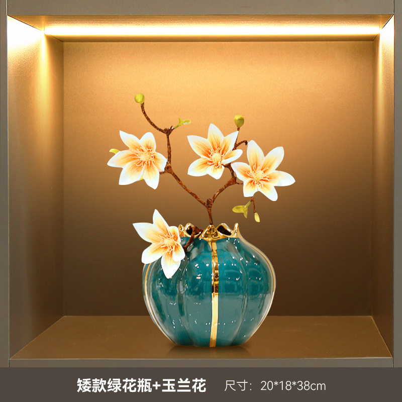 新中式高档酒柜装饰品餐边柜摆件客厅创意家居饰品室内软装装饰