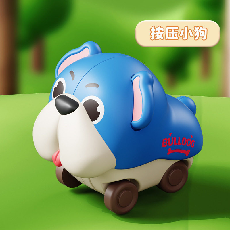 按压玩具车儿童工程车3-6岁动物惯性小飞机夜市摆摊澄海玩具批发