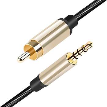 3.5mm to Coaxial Audio Cable Rca Lotus Head Connected to Amplifier Audio Speaker Suitable for Tcl Xiaomi Tv