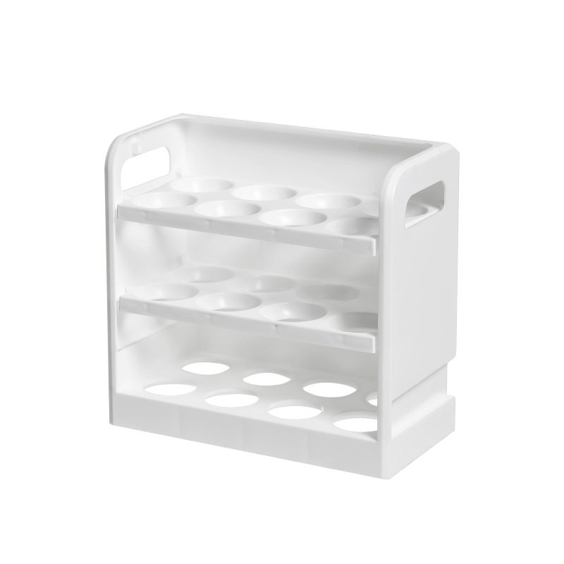 Egg Storage Box Refrigerator Side Door Storage Rack Kitchen Special Egg Tray Fresh-Keeping Box Reversible Egg Box