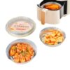 Trumpet flower tin paper box disposable air fryer aluminum foil bowl oven tin paper plate oil-proof tin foil aluminum foil box