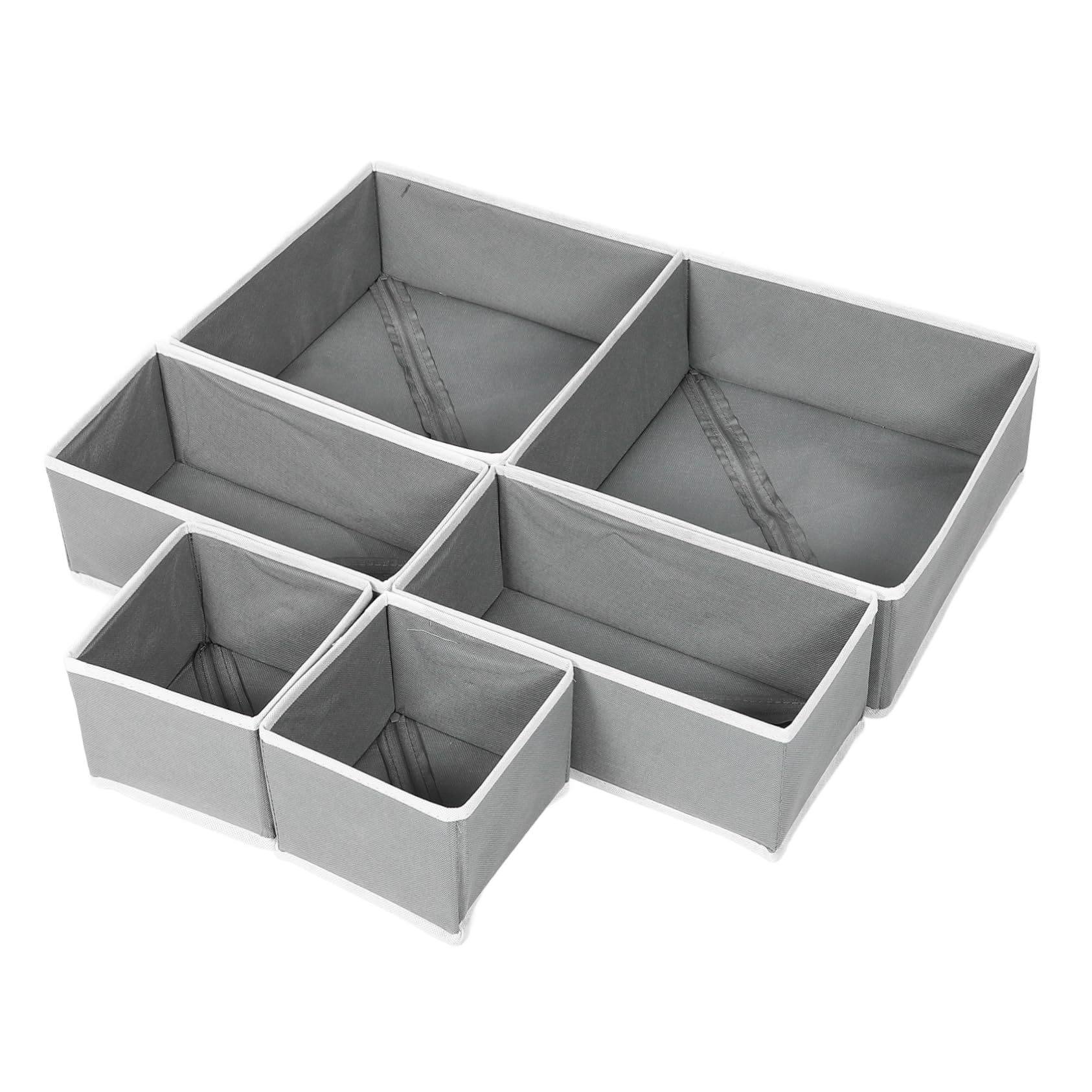 Washable Non-Woven Intimates Storage Box for Daily Use at Home, Foldableable Storage Box, Wardrobe Drawer Storage Box