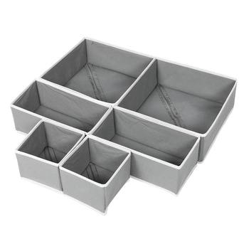 Washable Non-Woven Intimates Storage Box for Daily Use at Home, Foldableable Storage Box, Wardrobe Drawer Storage Box